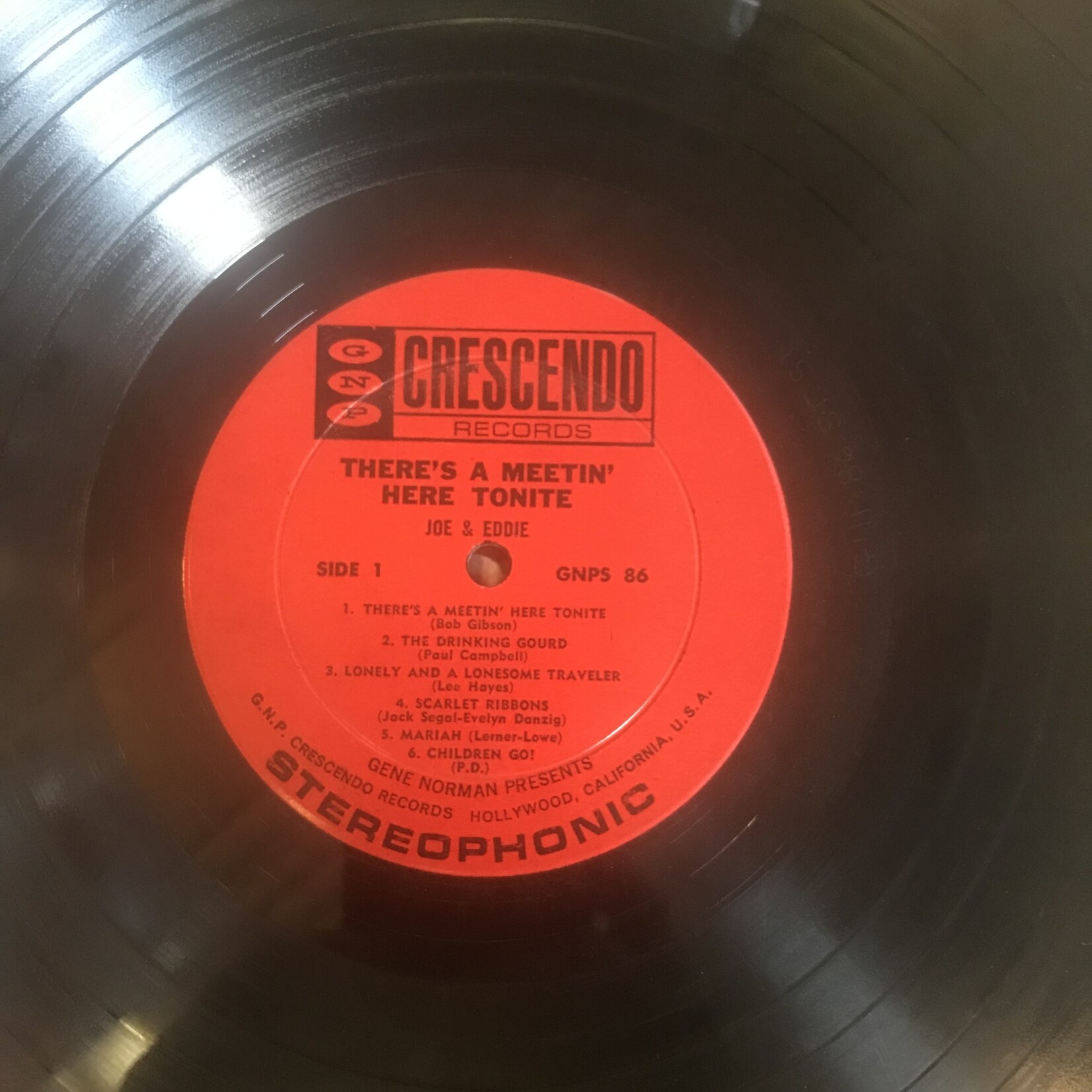 Joe & Eddie - There’s A Meetin’ Here Tonite - GNPS 86 - Vinyl LP (USED)