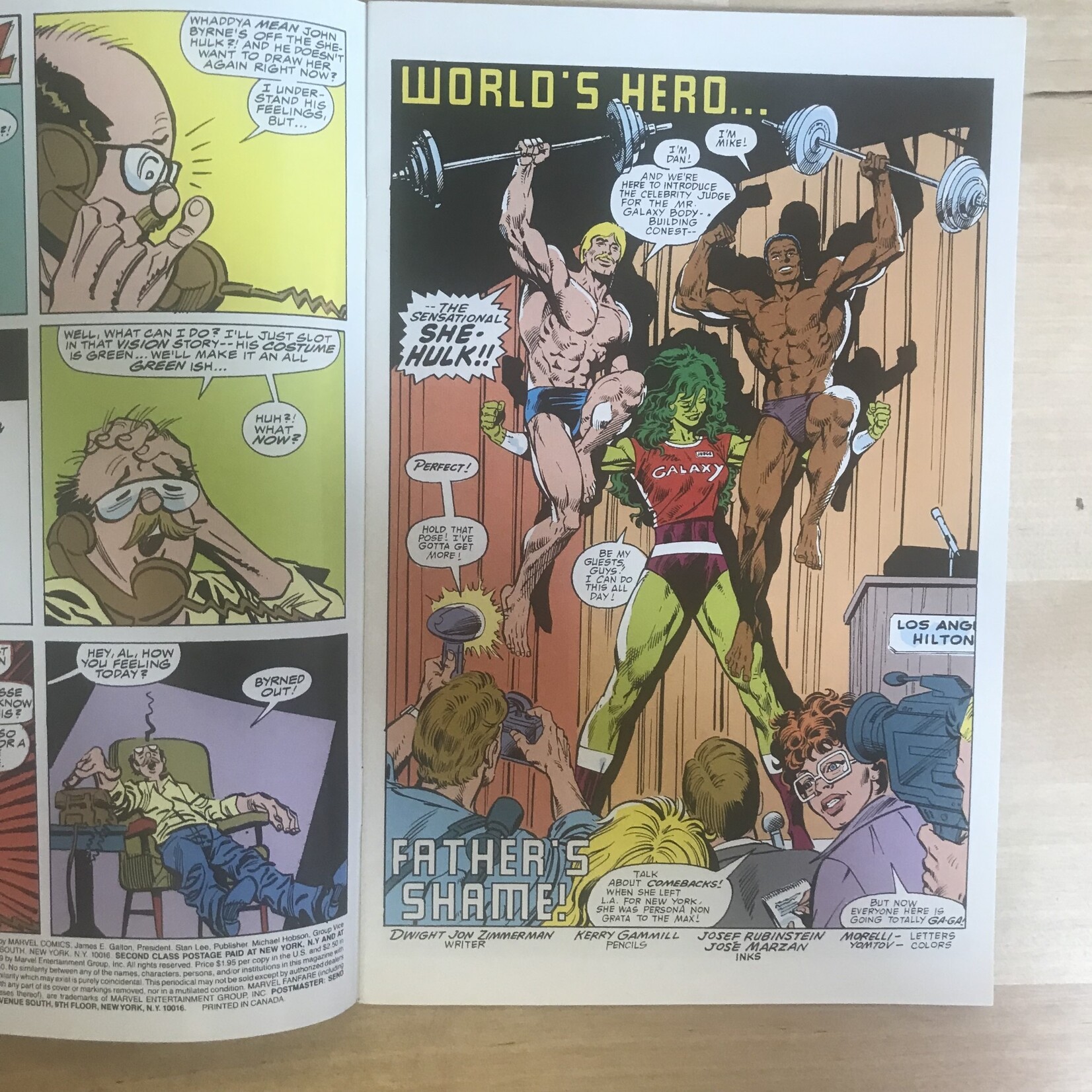 Marvel Fanfare - #48 December 1989 She-Hulk / Vision - Comic Book