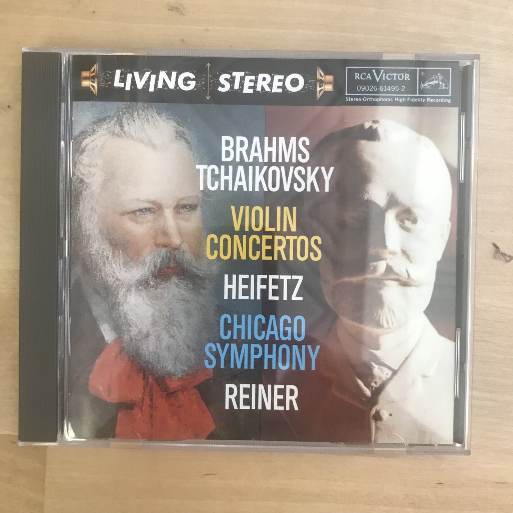 Jason Heifetz - Brahms Tchaikovsky Violin Concertos - CD (USED)