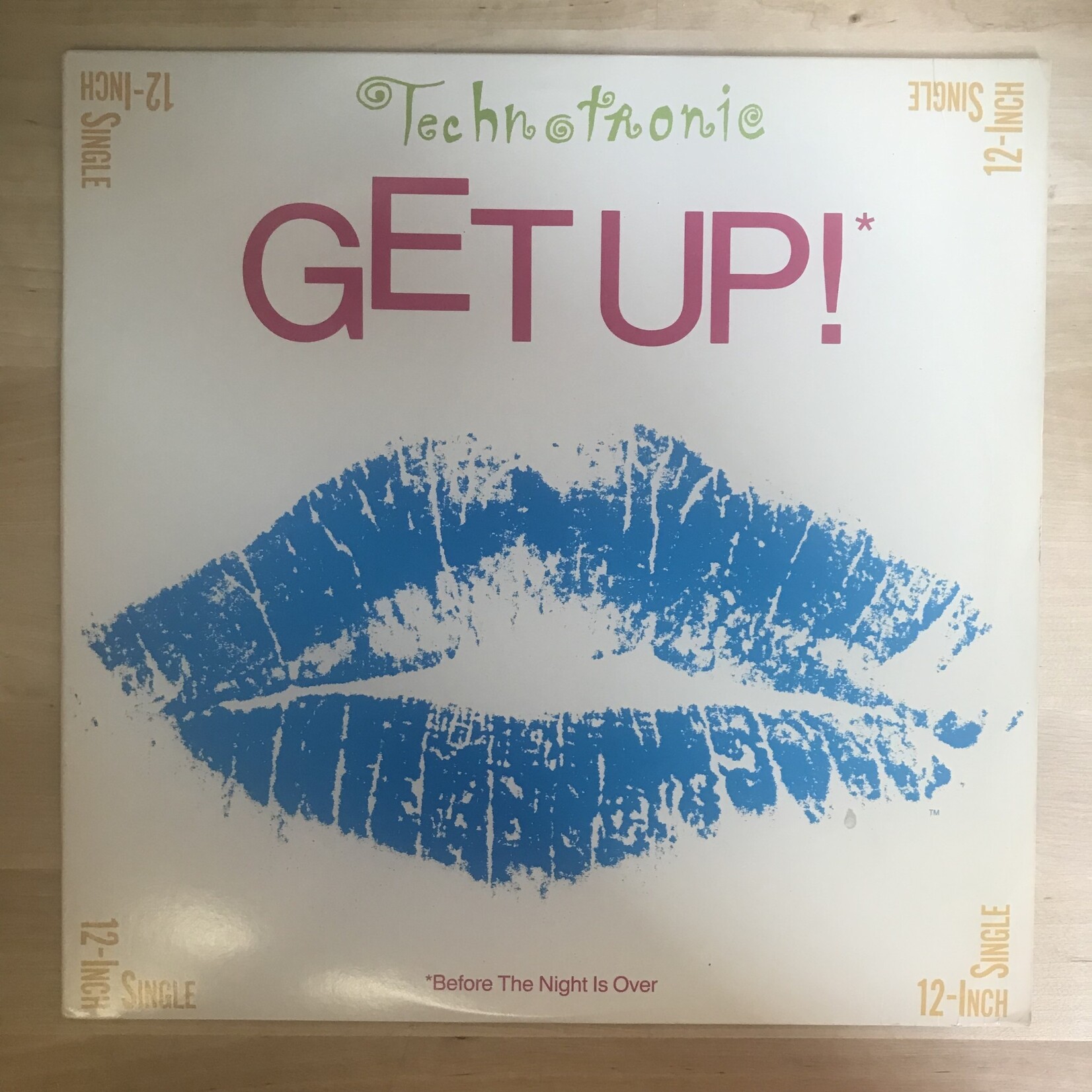 Technotronic - Get Up - V19704 - Vinyl 12-Inch Single (USED)