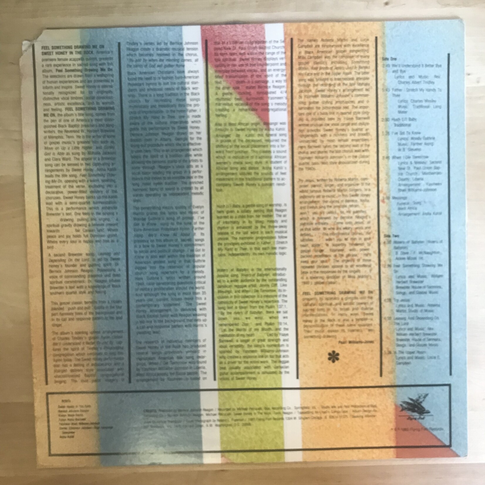 Sweet Honey In The Rock - Feel Something Drawing On Me - FF375 - Vinyl LP (USED)