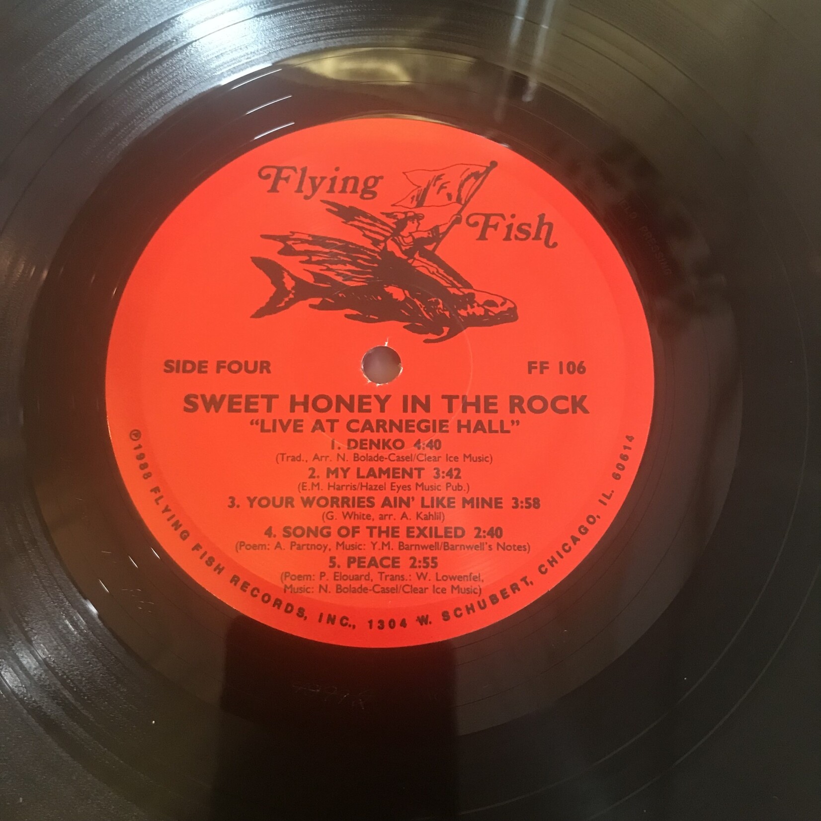Sweet Honey In The Rock - Live At Carnegie Hall - FF106 - Vinyl LP (USED)