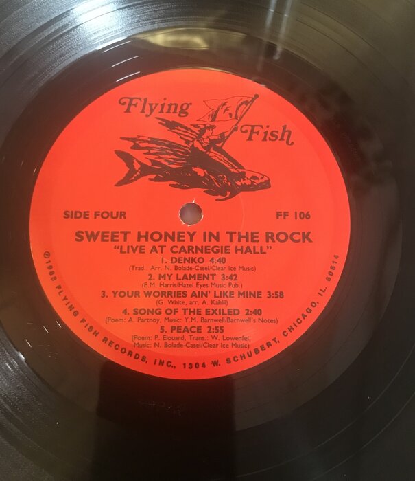 Sweet Honey In The Rock - Live At Carnegie Hall - FF106 - Vinyl LP (USED)