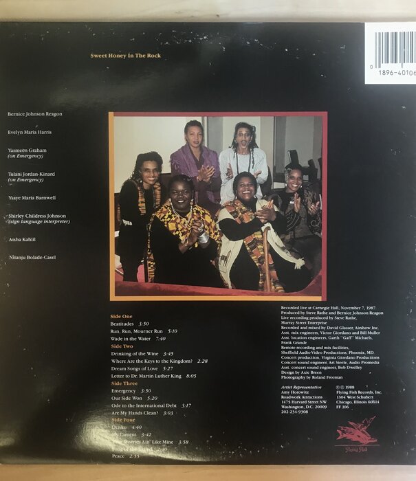 Sweet Honey In The Rock - Live At Carnegie Hall - FF106 - Vinyl LP (USED)
