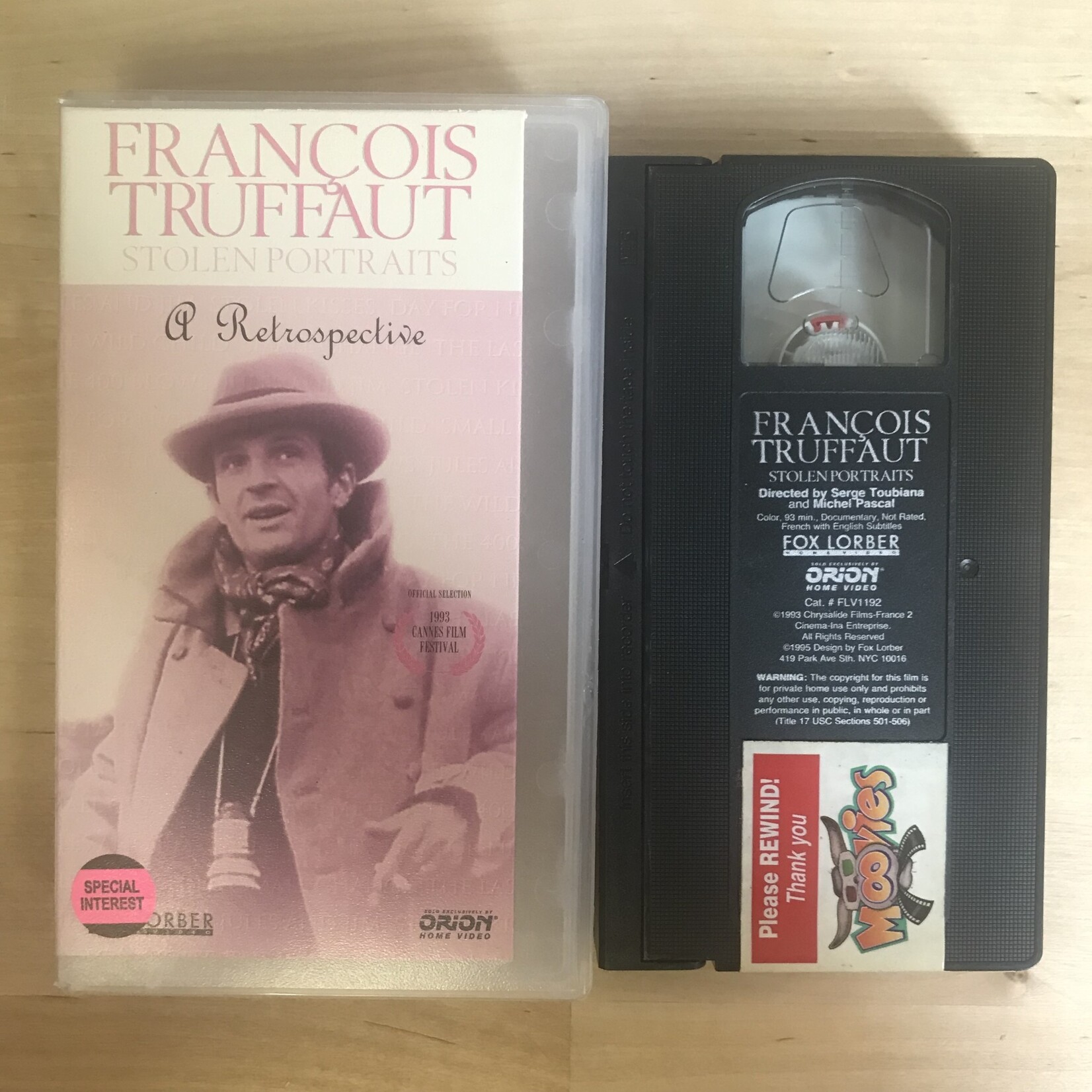 Francois Truffaut: Stolen Portraits: A Retrospective - VHS (USED)