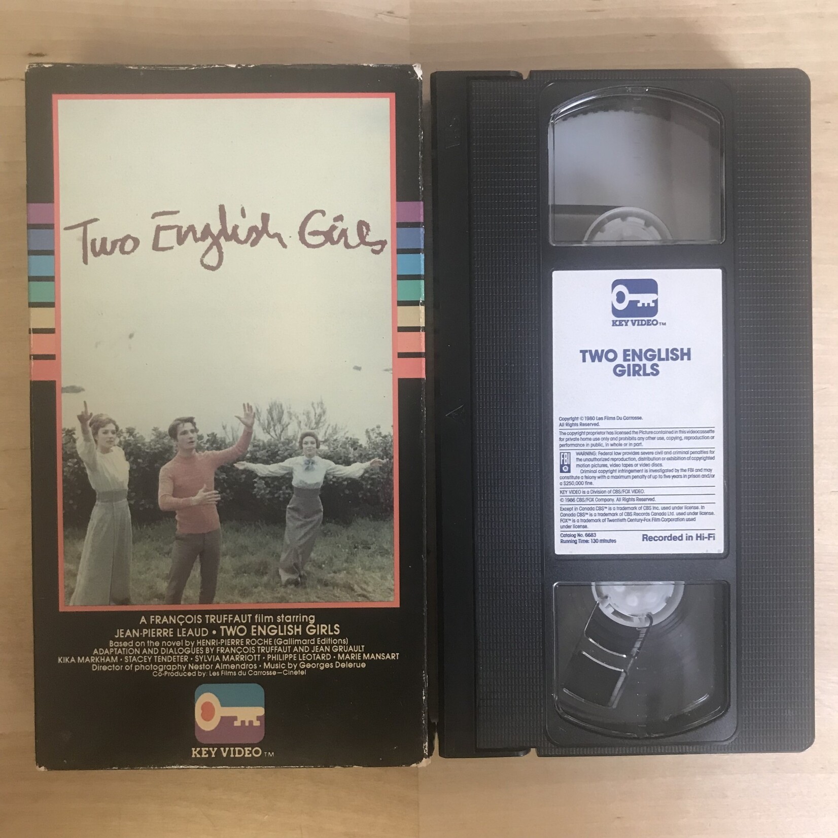 Francois Truffaut - Two English Girls - VHS (USED)