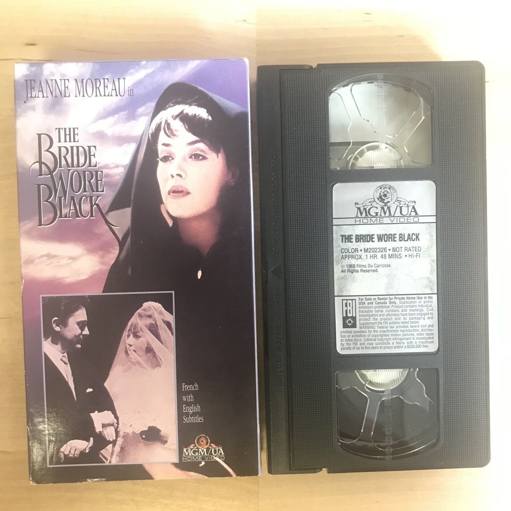 Bride Wore Black - VHS (USED)