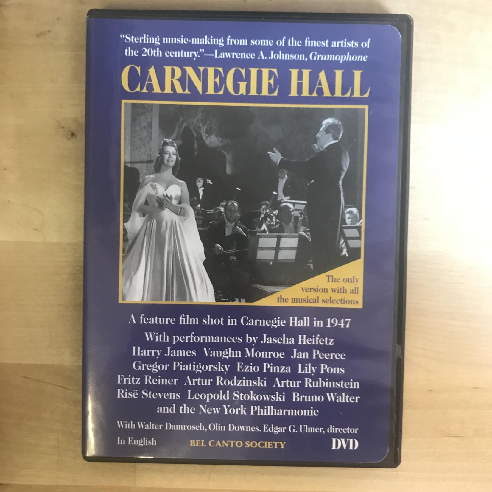 Carnegie Hall - DVD (USED)