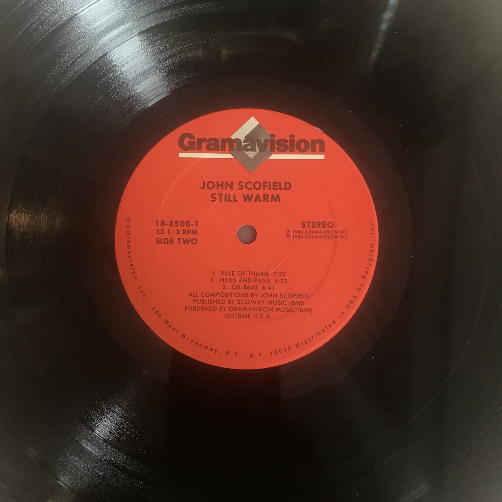 John Scofield - Still Warm - 18 8508 1 - Vinyl LP (USED)