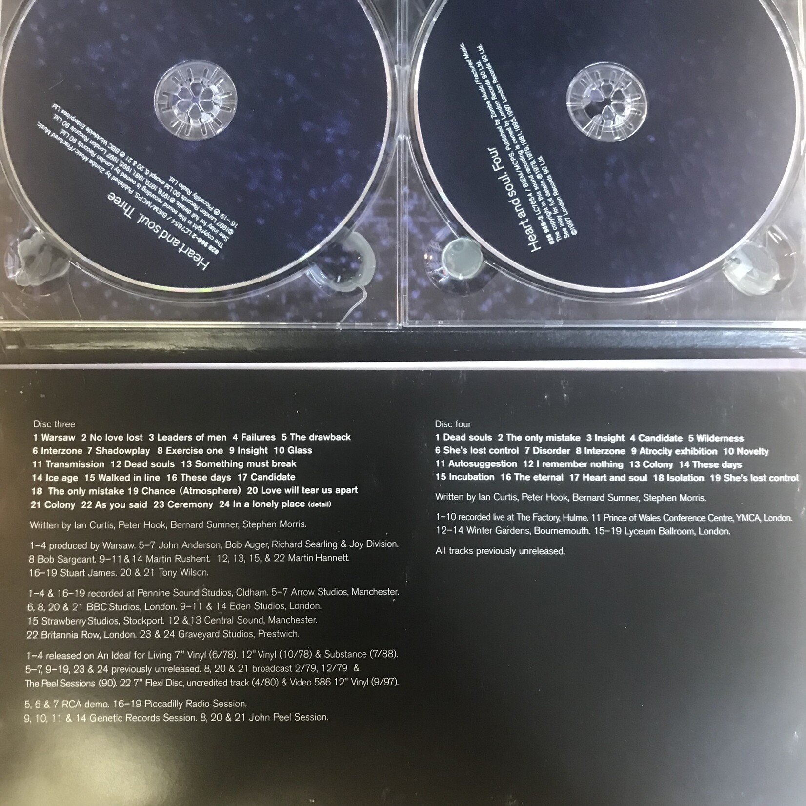 Joy Division - Heart And Soul - CD Box Set (USED) - MOJOMALA LLC Joy Division - Heart And Soul - CD Box Set (USED) - MOJOMALA LLC