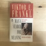 Viktor E. Frankl - Man’s Search For Meaning - Paperback MM (USED)