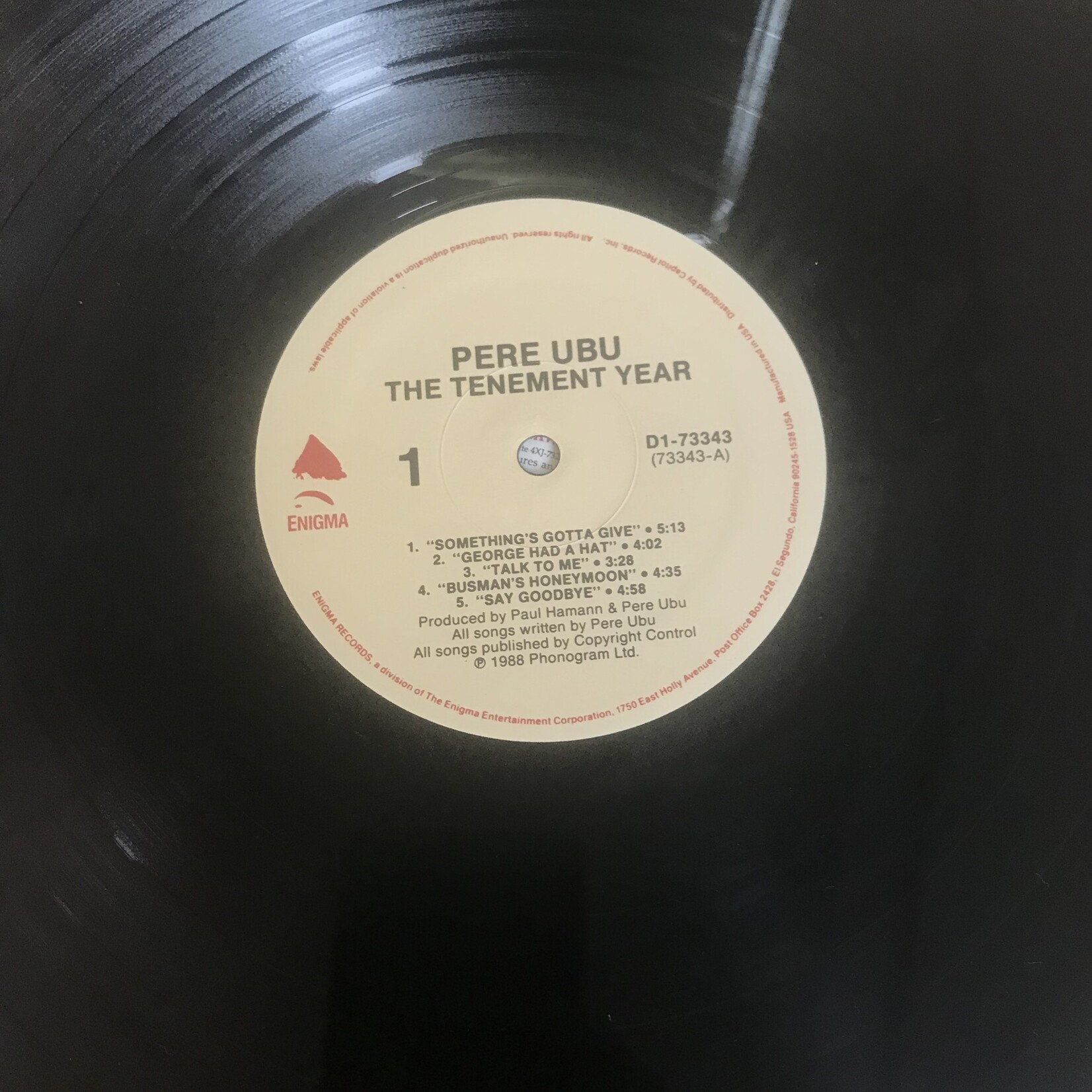 Pere Ubu - The Tenement Year - D1 73343 - Vinyl LP (USED)