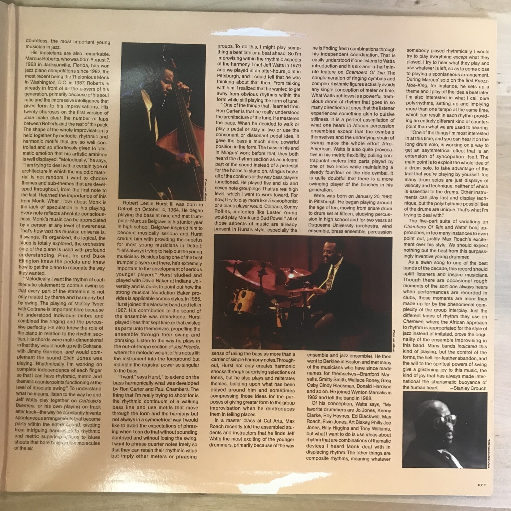 Wynton Marsalis - Live At Blues Alley - C 44293 - Vinyl LP (USED)
