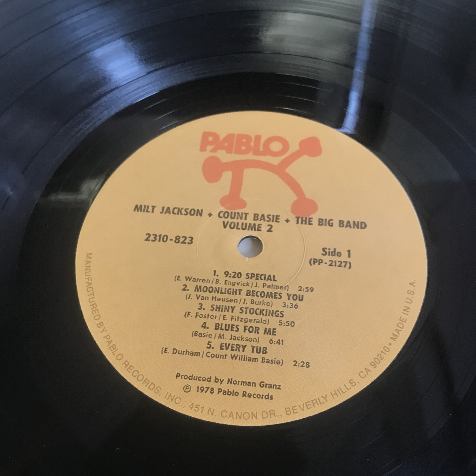 Milt Jackson, Count Basie - Milt Jackson + Count Basie + The Big Band Vol. 2 - 2310 823 - Vinyl LP (USED)