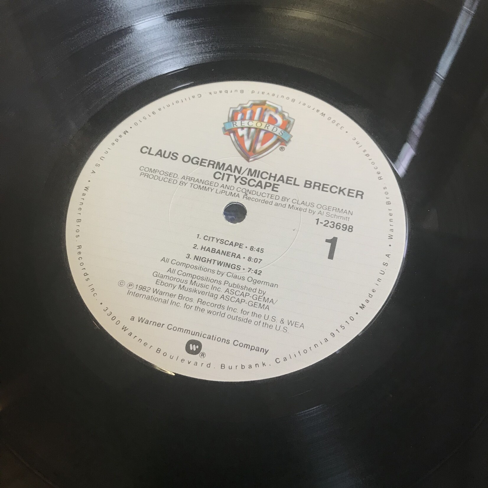 Claus Ogerman, Michael Brecker - Cityscape - 1 23698 - Vinyl LP (USED)