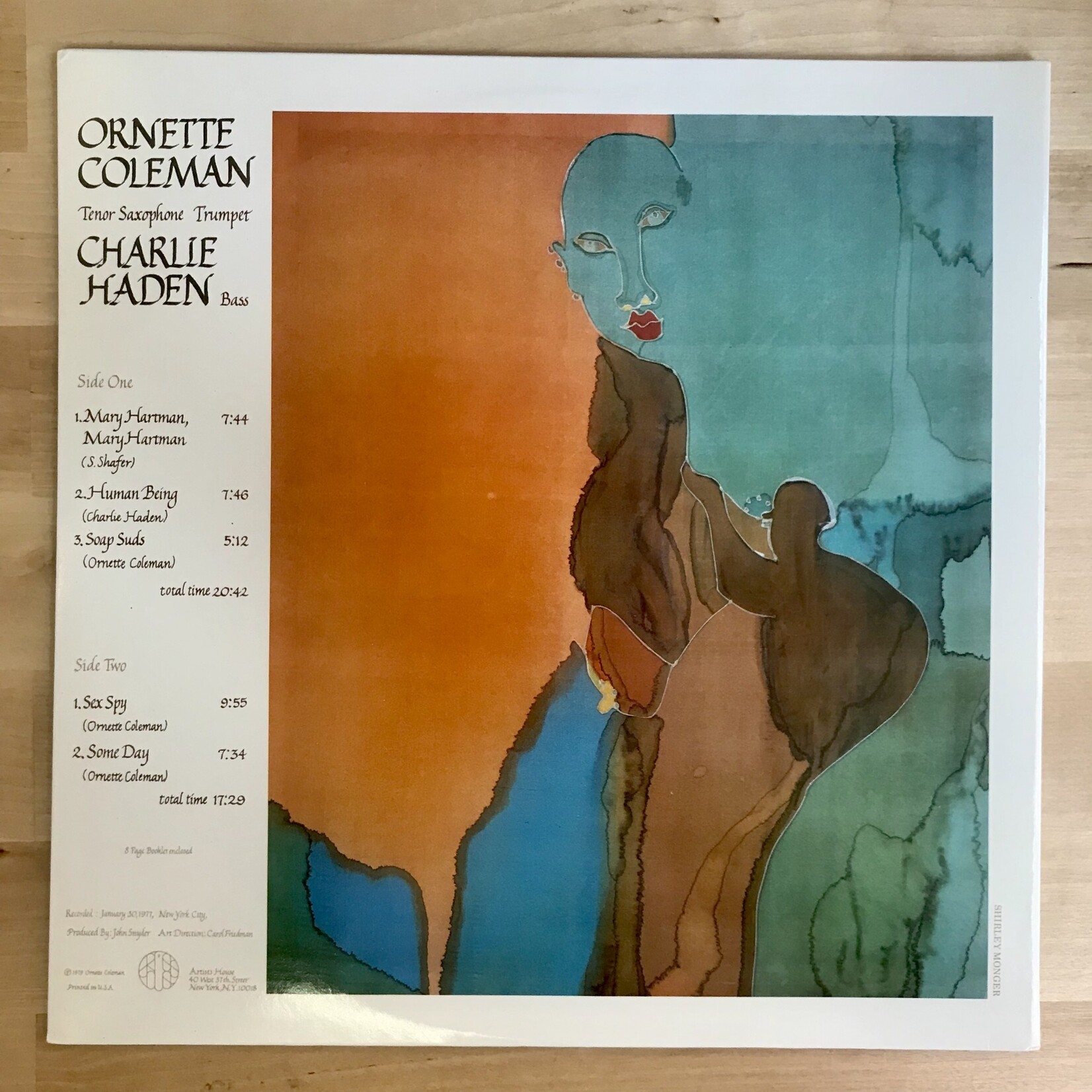 Ornette Coleman, Charlie Haden - Soapsuds, Soapsuds - AH6 - Vinyl LP (USED)