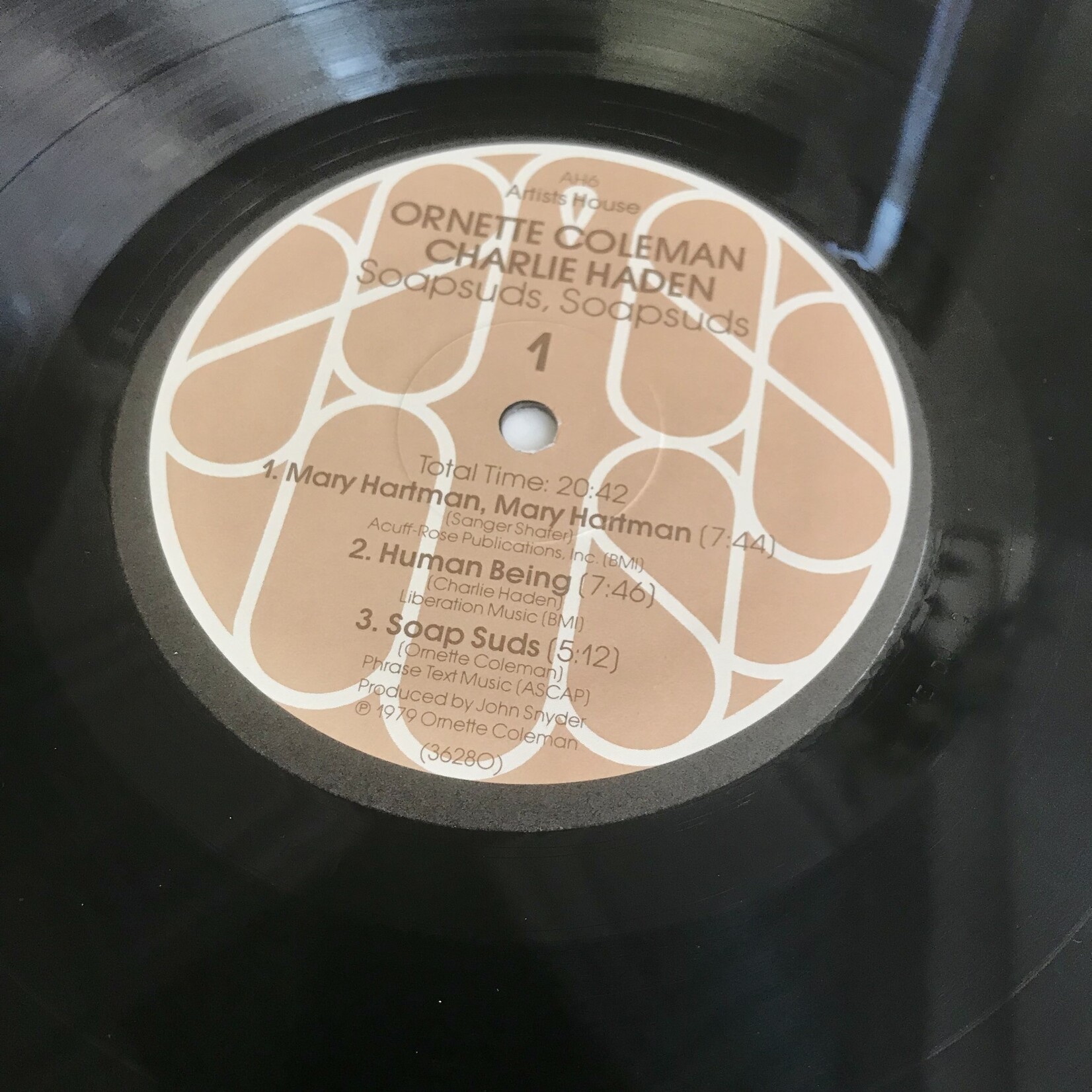 Ornette Coleman, Charlie Haden - Soapsuds, Soapsuds - AH6 - Vinyl LP (USED)