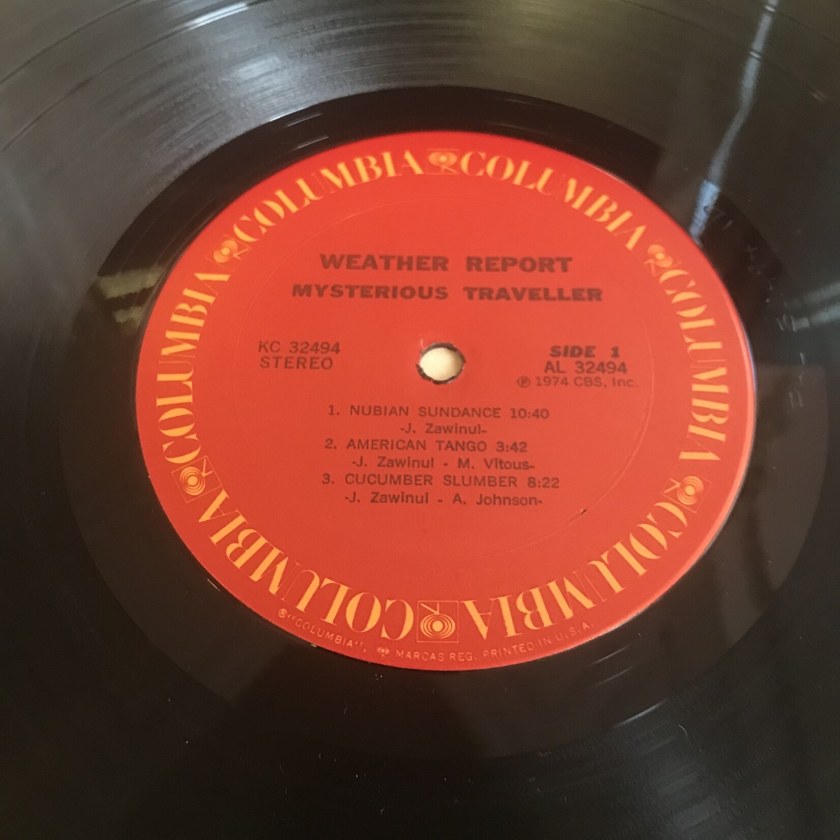 Weather Report - Mysterious Traveller - KC 32494 - Vinyl LP (USED)