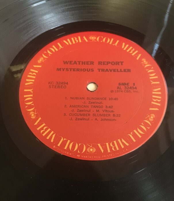 Weather Report - Mysterious Traveller - KC 32494 - Vinyl LP (USED)