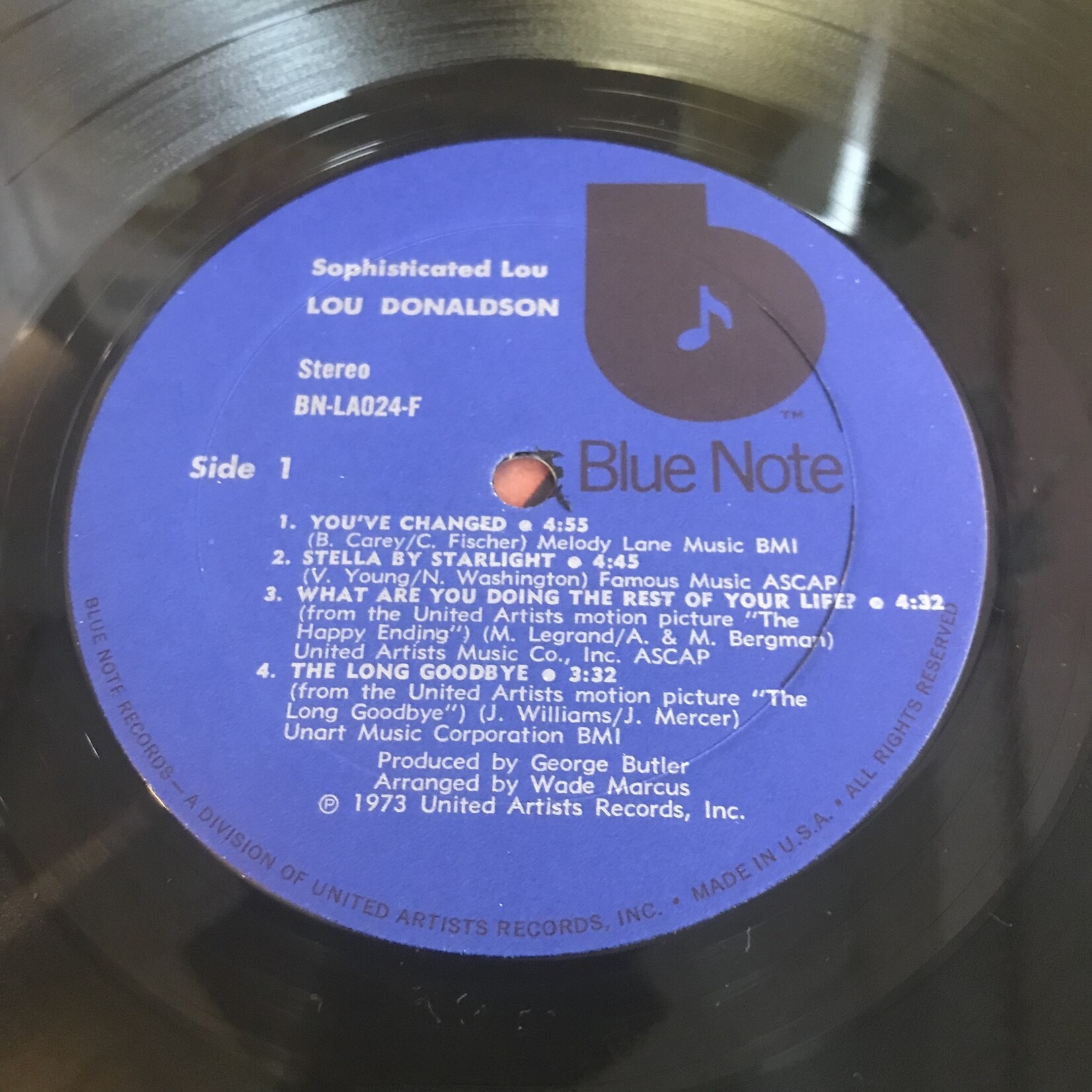 Lou Donaldson - Sophisticated Lady - BN LA024 F - Vinyl LP (USED)