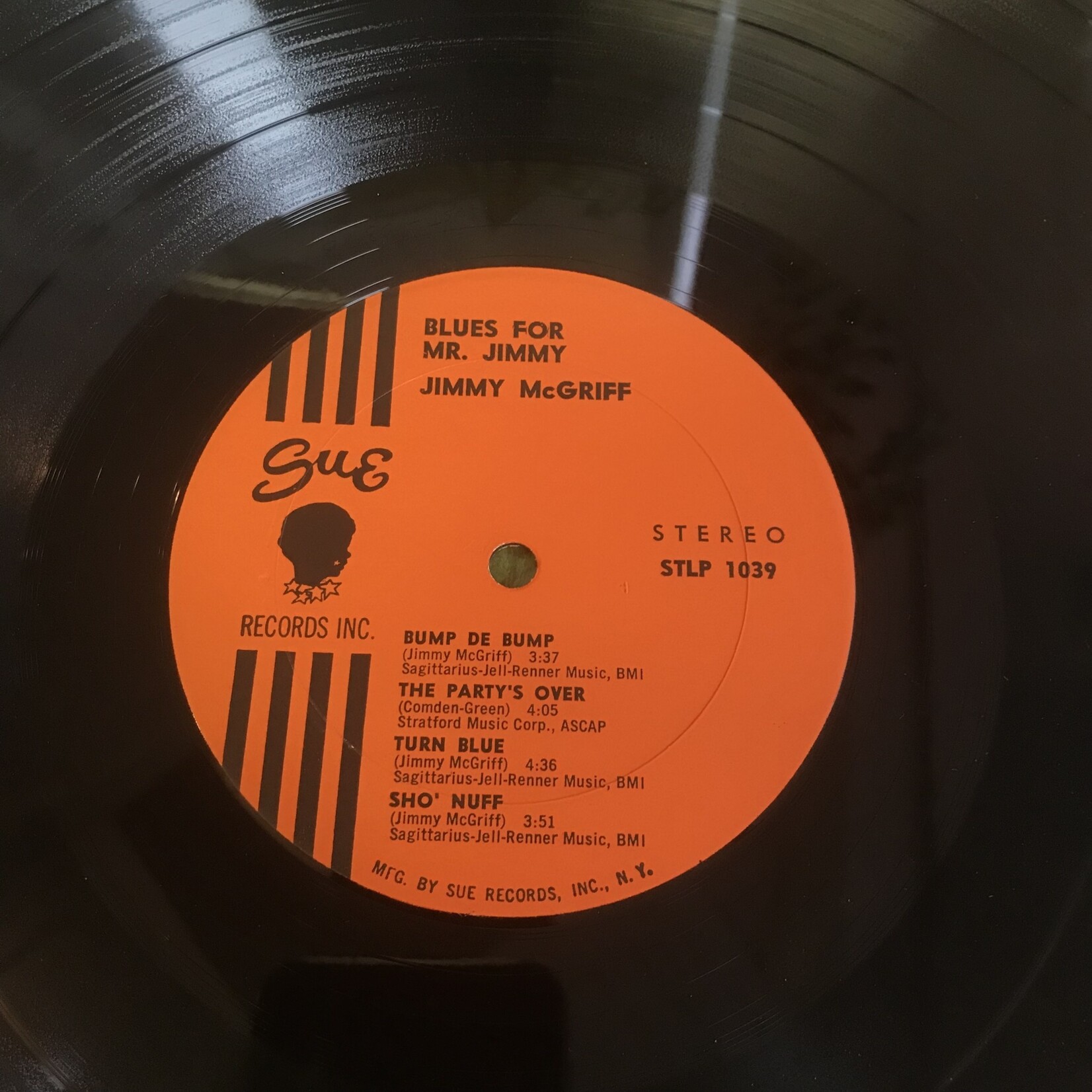 Jimmy McGriff - Blues For Jimmy - STLP1039 - Vinyl LP (USED)