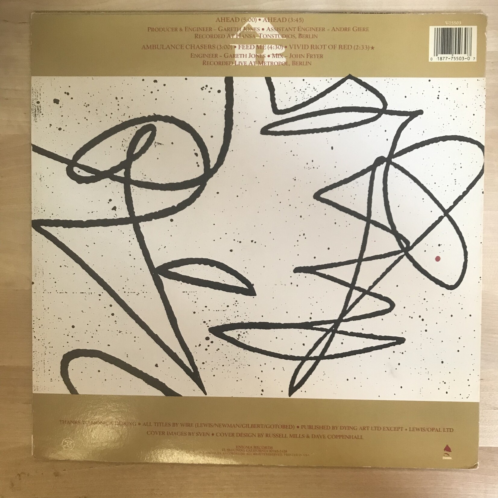 Wire - Ahead - V 75503 - Vinyl EP (USED)