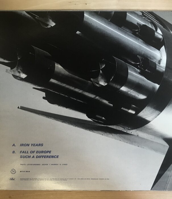 Sound - Iron Years / Fall Of Europe / Such A Difference - NT12 3015 - Vinyl 12-Inch Single (USED)