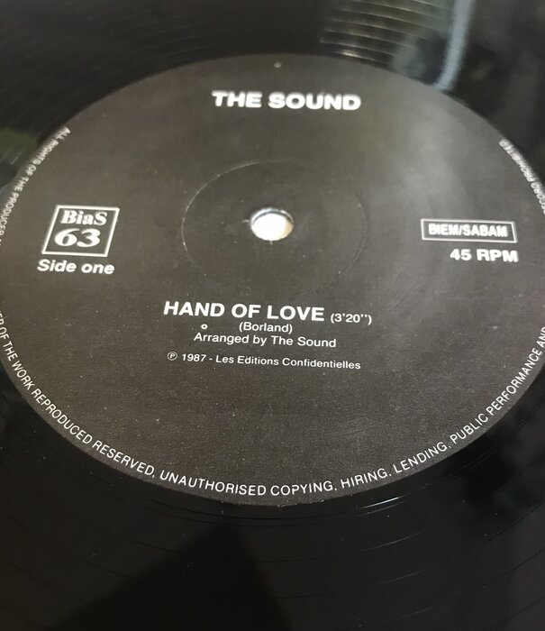 Sound - Hand Of Love - BiaS 63 - Vinyl 12-Inch Single (USED - BELGIUM)