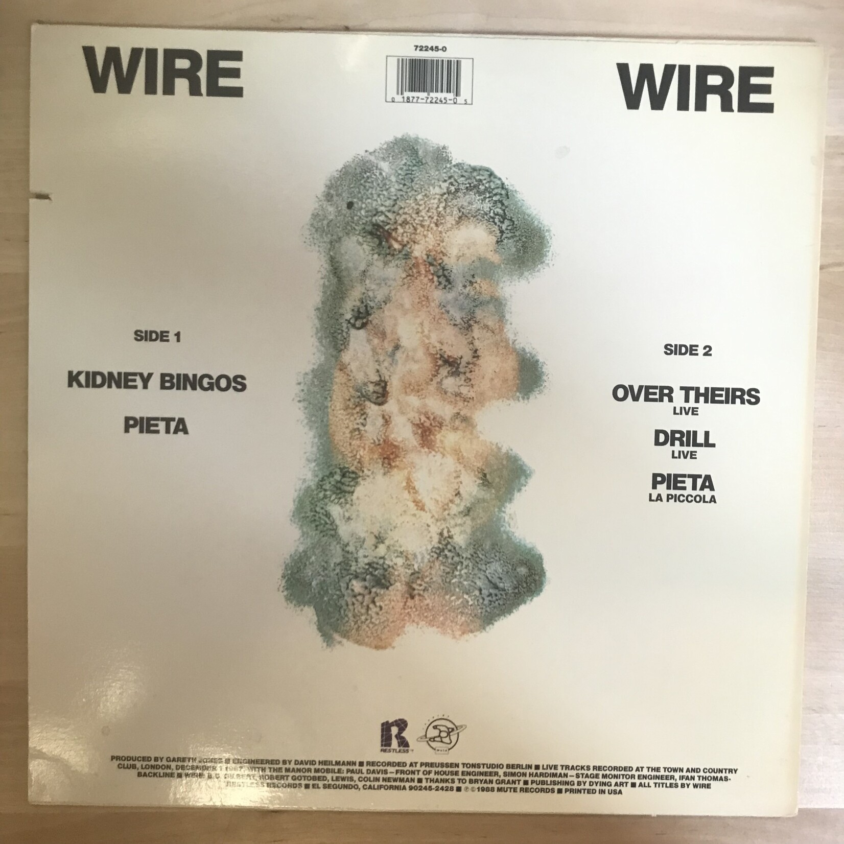 Wire - Kidney Bingos - 72245 0 - Vinyl EP (USED)