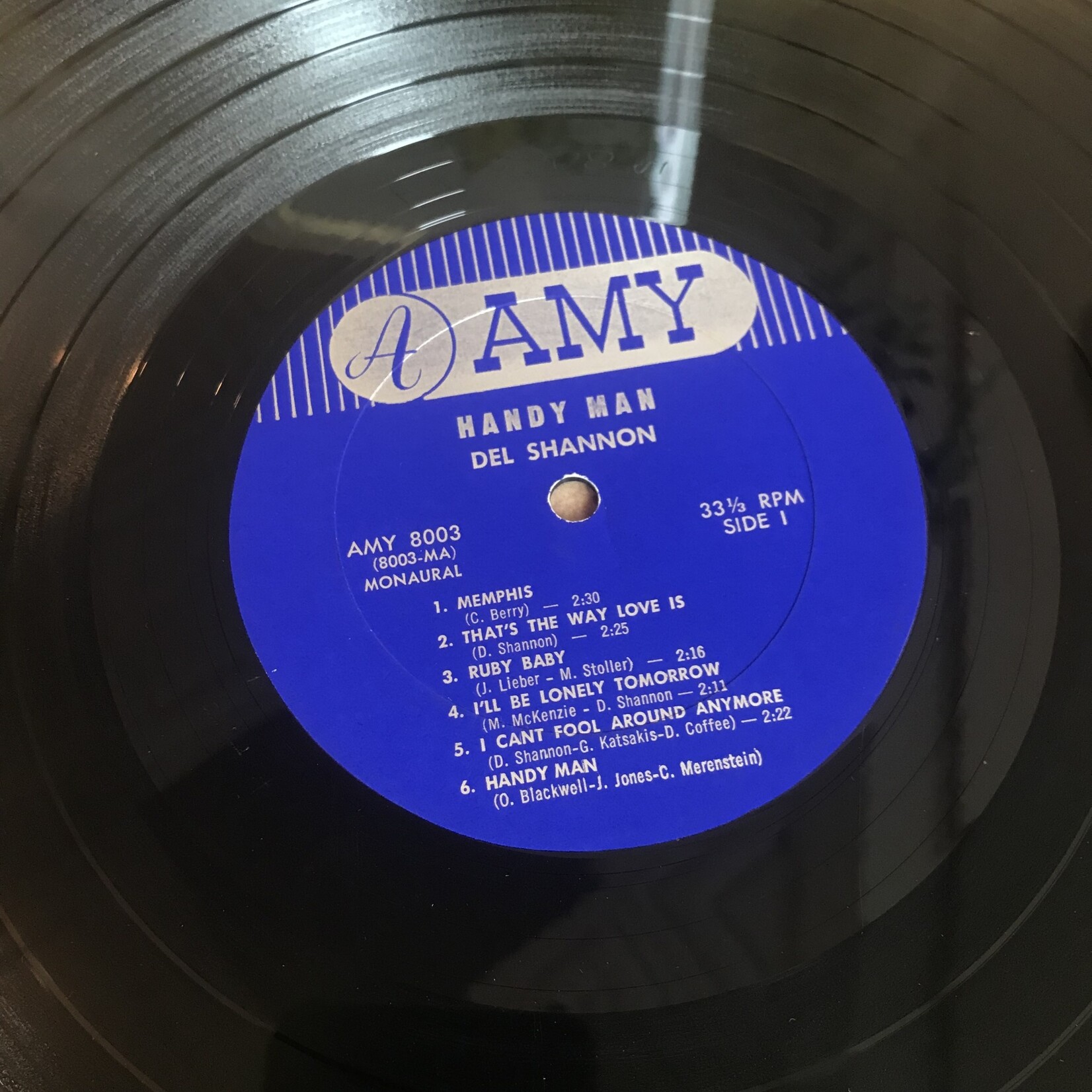 Del Shannon - Handy Man - AMY 8003 M - Vinyl LP (USED)