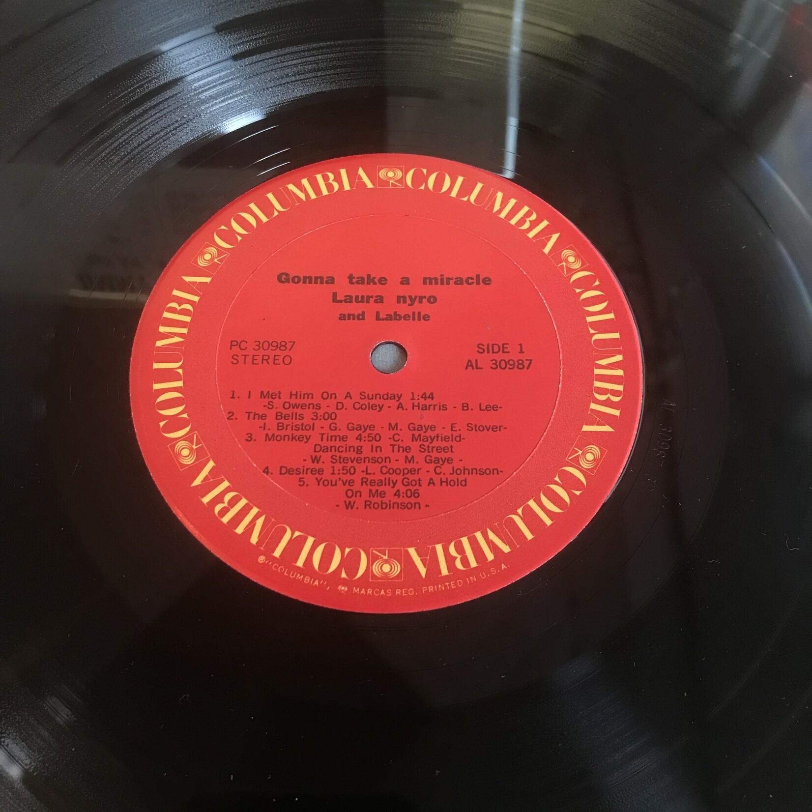 Laura Nyro and Labelle - Gonna Take A Miracle - PC 30987 - Vinyl LP (USED)