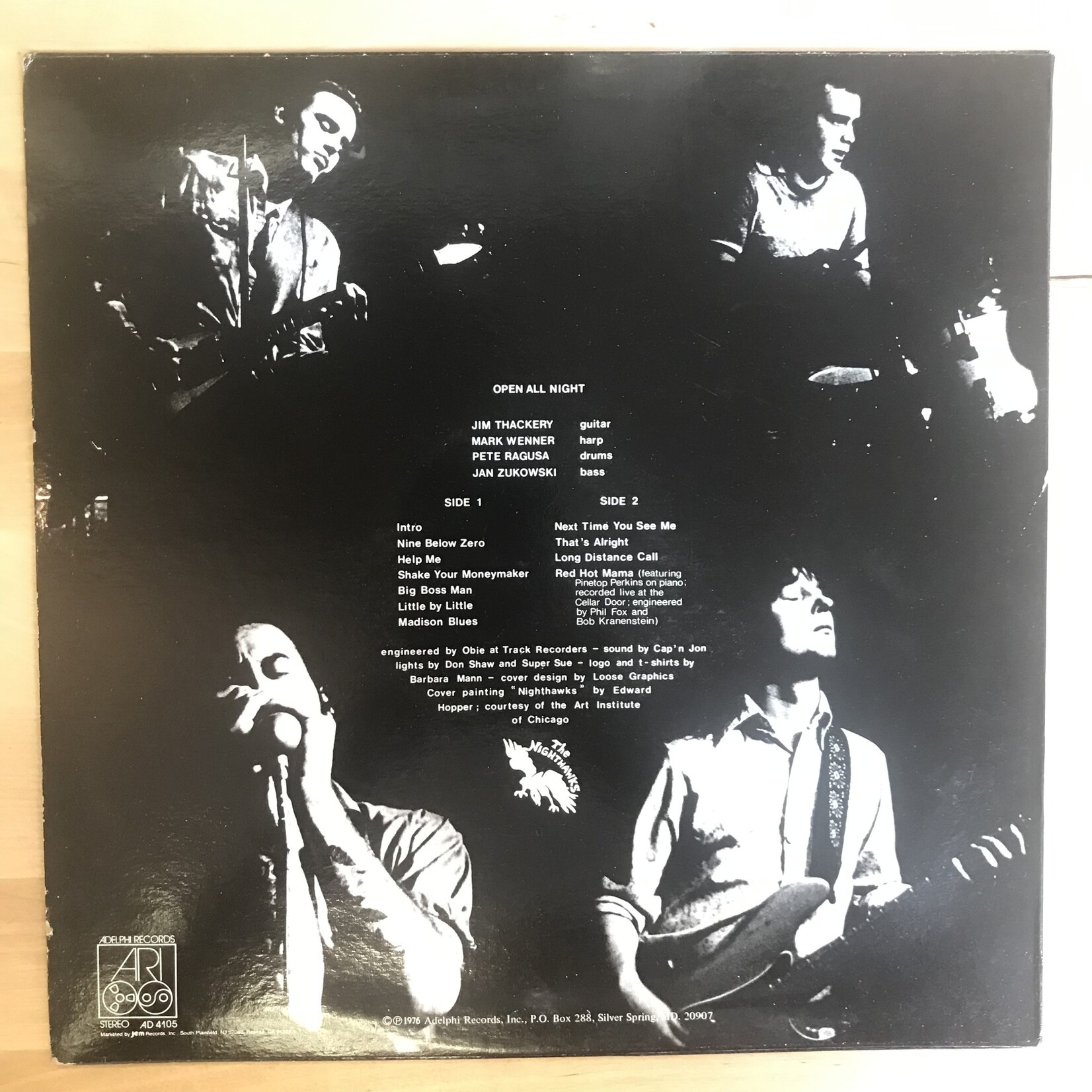 Nighthawks - The Nighthawks - AD4105 - Vinyl LP (USED)