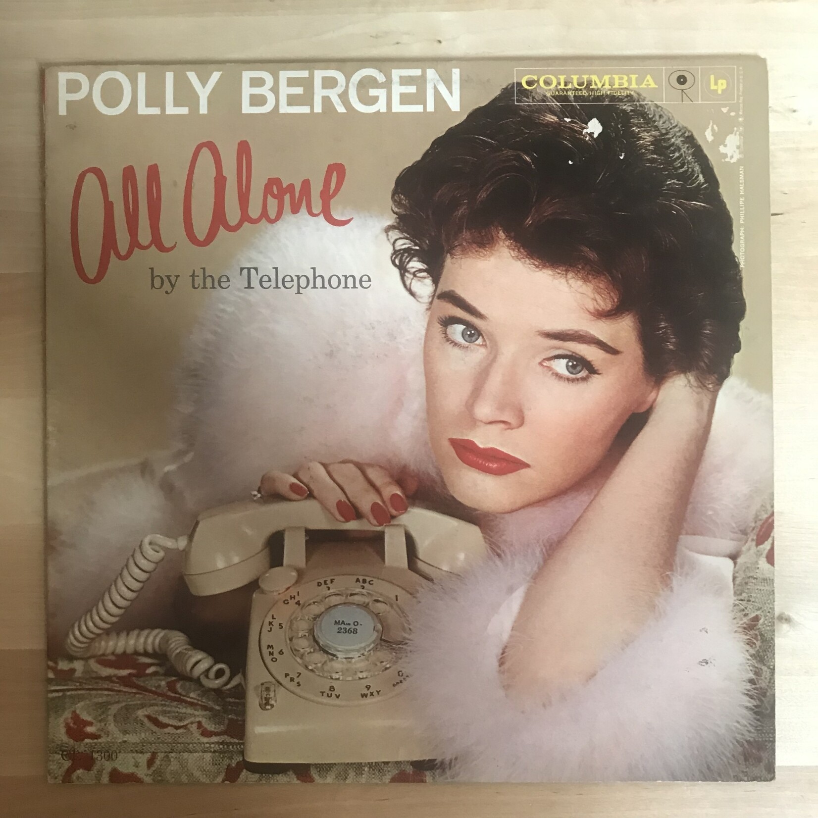 Polly Bergen - All Alone By The Telephone - CL 1300 - Vinyl LP (USED)