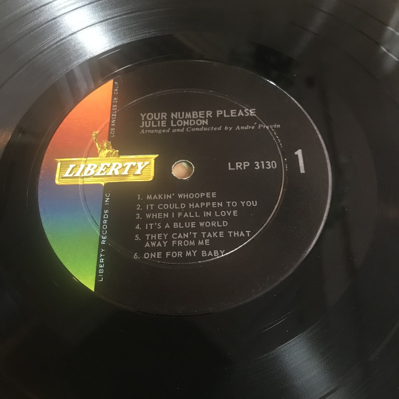 Julie London - Your Number Please - LRP 3130 - Vinyl LP (USED)