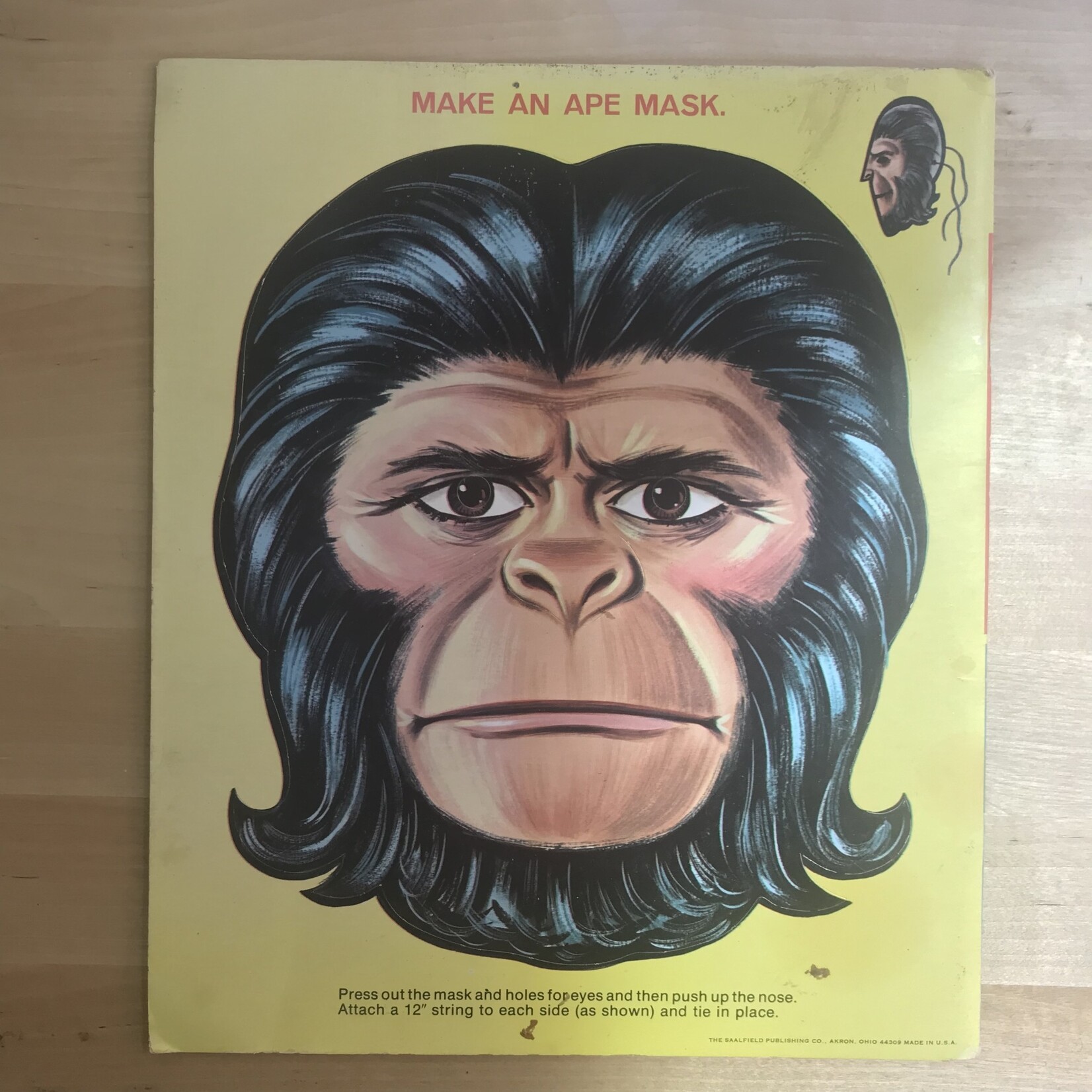 Planet Of The Apes - Picture Activity Book #C2232 - Paperback (VINTAGE)