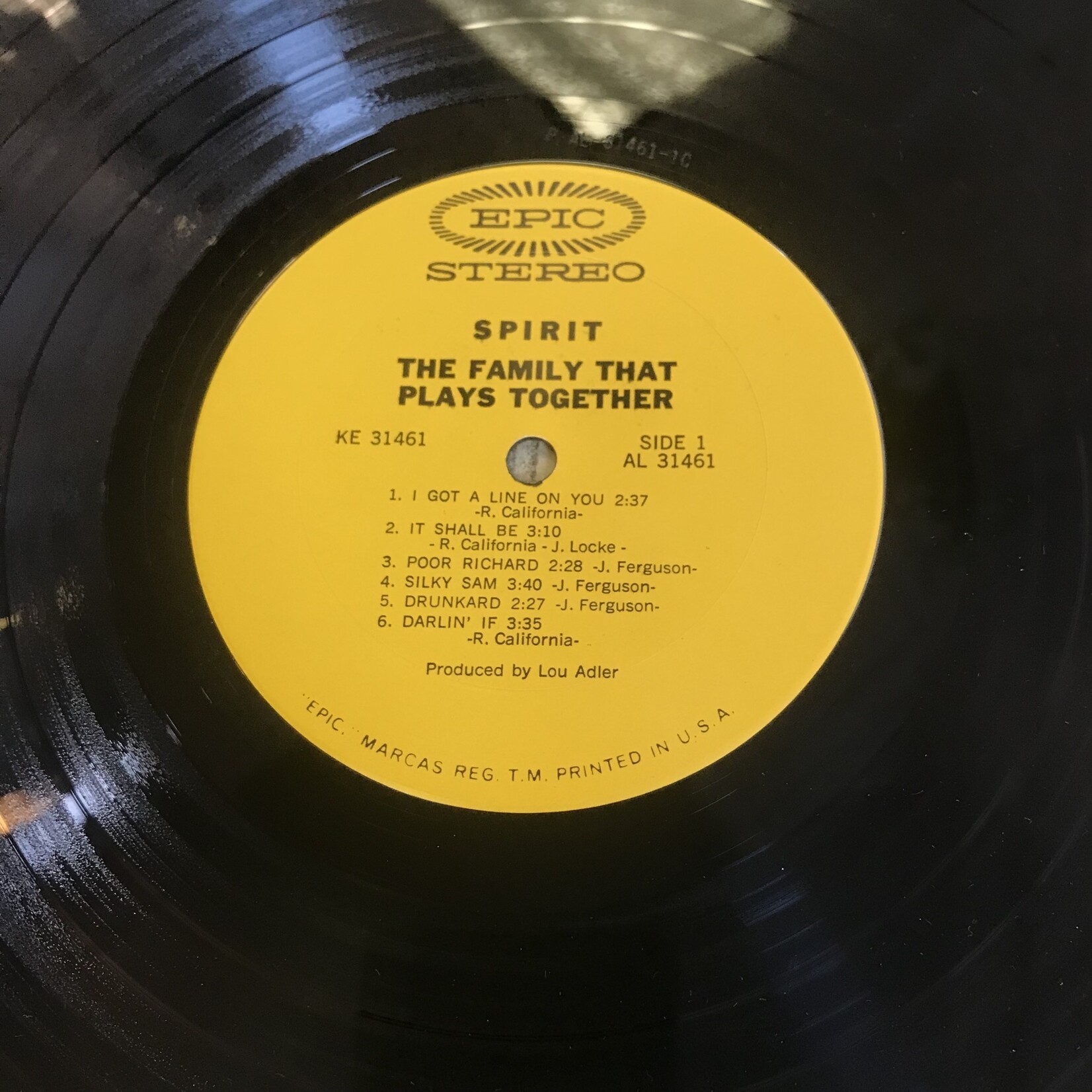 Spirit - The Family That Plays Together - KE 31461 - Vinyl LP (USED)