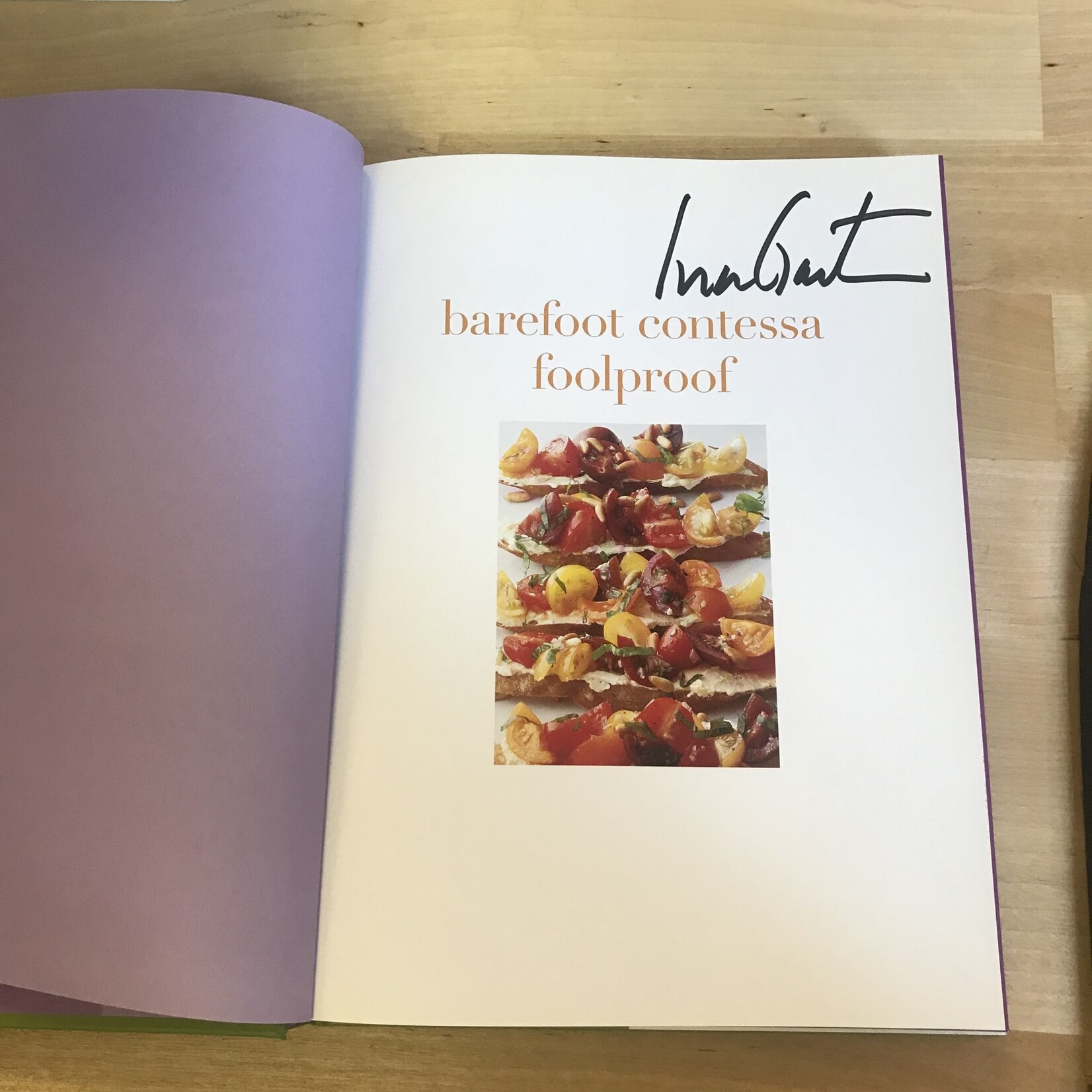 Ina Garten - Barefoot Contessa Foolproof (Autographed) - Hardback (USED)