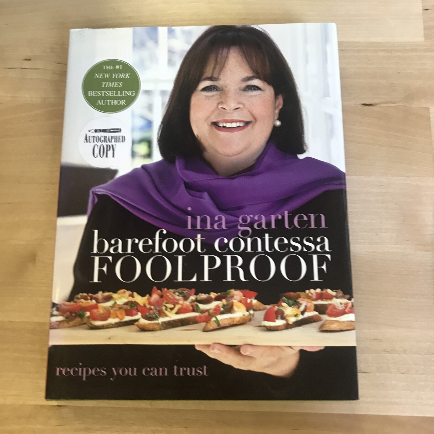 Ina Garten - Barefoot Contessa Foolproof (Autographed) - Hardback (USED)