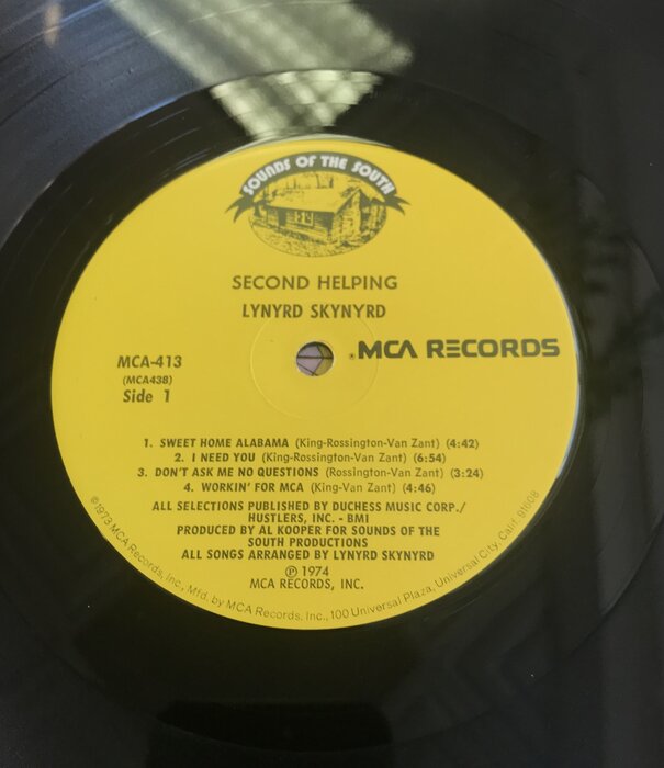 Lynyrd Skynyrd - Second Helping - MCA413 - Vinyl LP (USED)