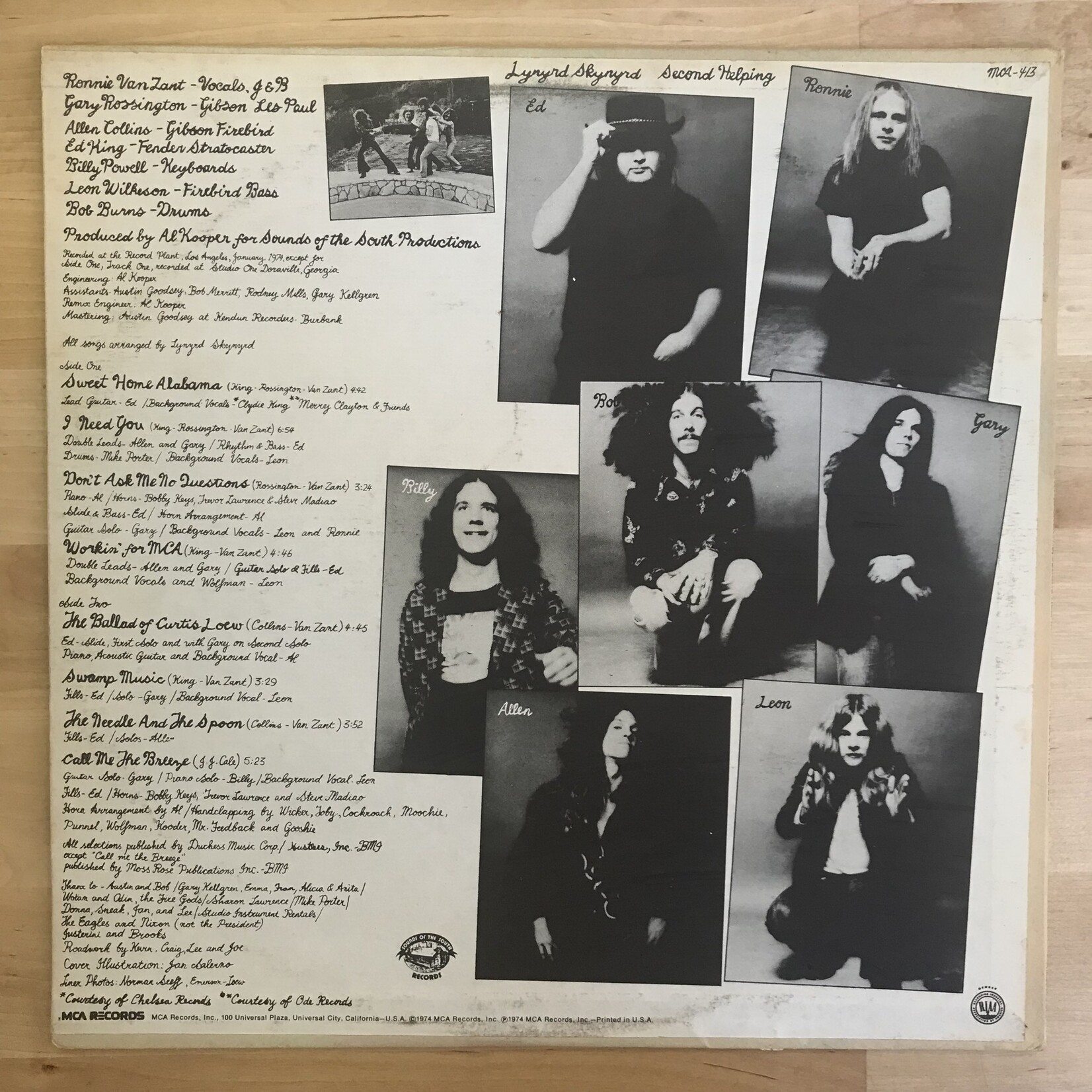 Lynyrd Skynyrd - Second Helping - MCA413 - Vinyl LP (USED)