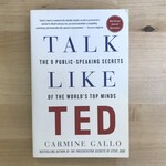 Carmine Gallo - Talk Like Ted - Paperback (USED)