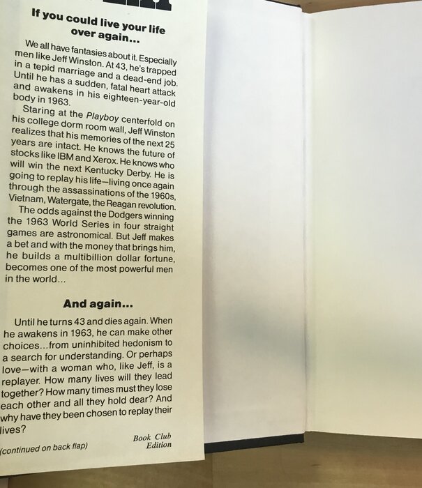 Ken Grimwood - Replay - Hardback (USED - BCE)