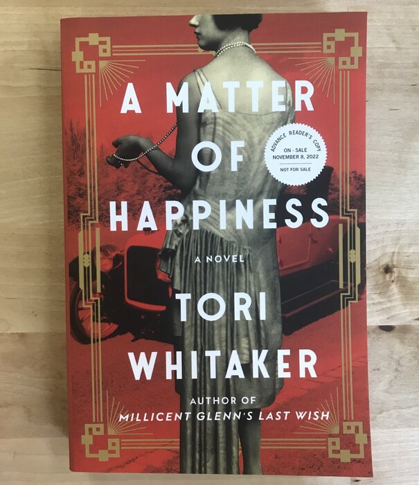 Tori Whitaker - A Matter Of Happiness (Advance Reader) - Paperback (USED)