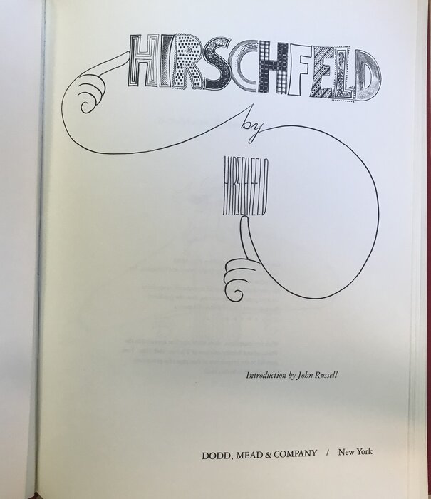 Al Hirschfeld - Hirschfeld By Hirschfeld - Hardback (USED)