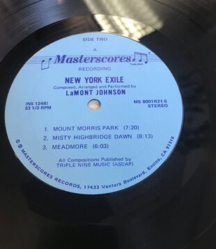 LaMont Johnson - New York Exile - MS8001R21 S - Vinyl LP (USED)
