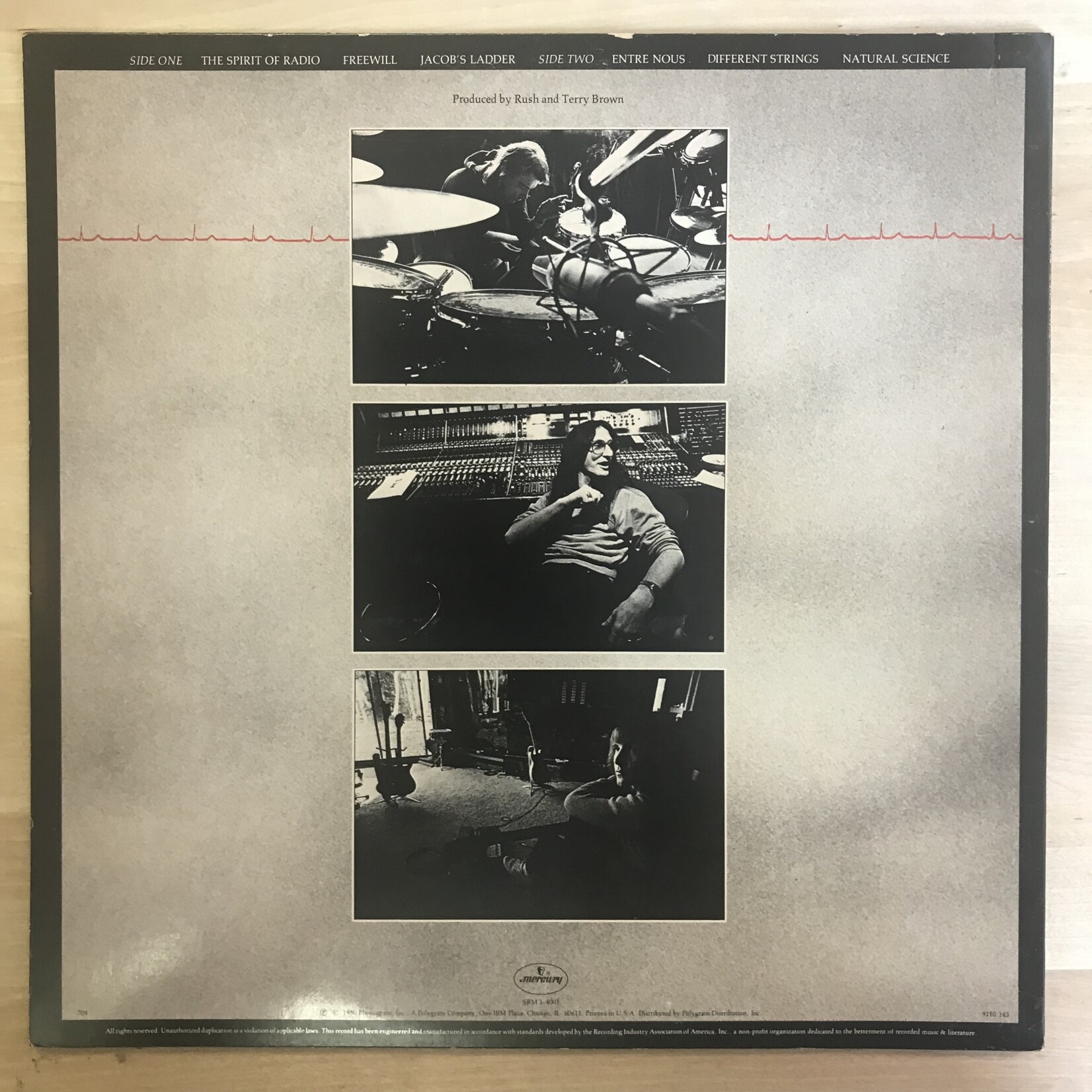 Rush - Permanent Waves - SRM 1 4001 - Vinyl LP (USED)