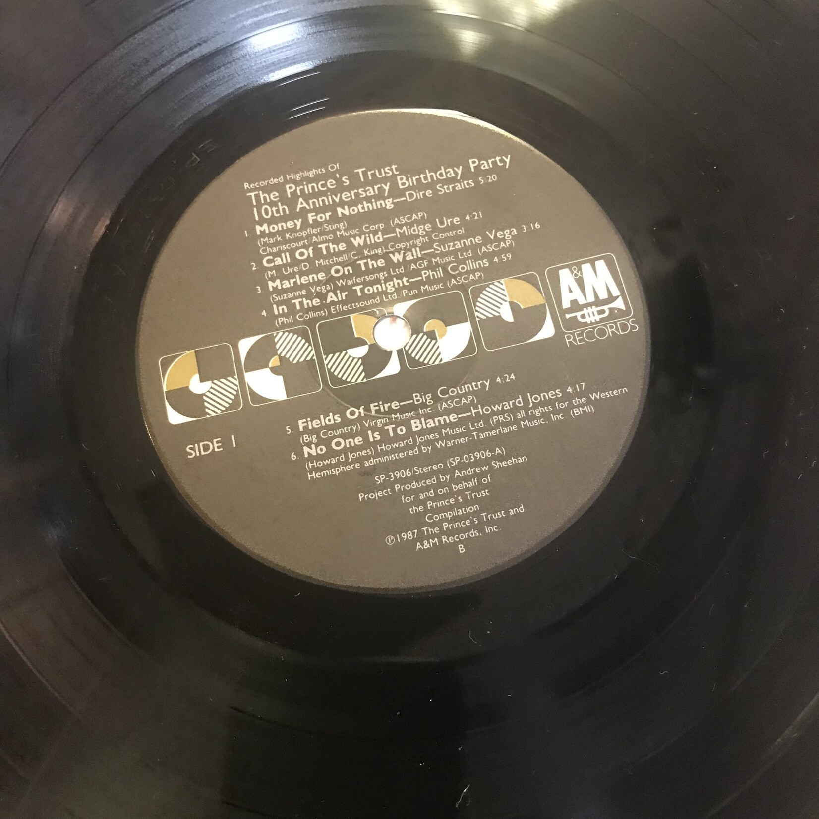 Various - Recorded Highlights Of The Prince's Trust 10th Anniversary Birthday Party - SP3906 - Vinyl LP (USED)
