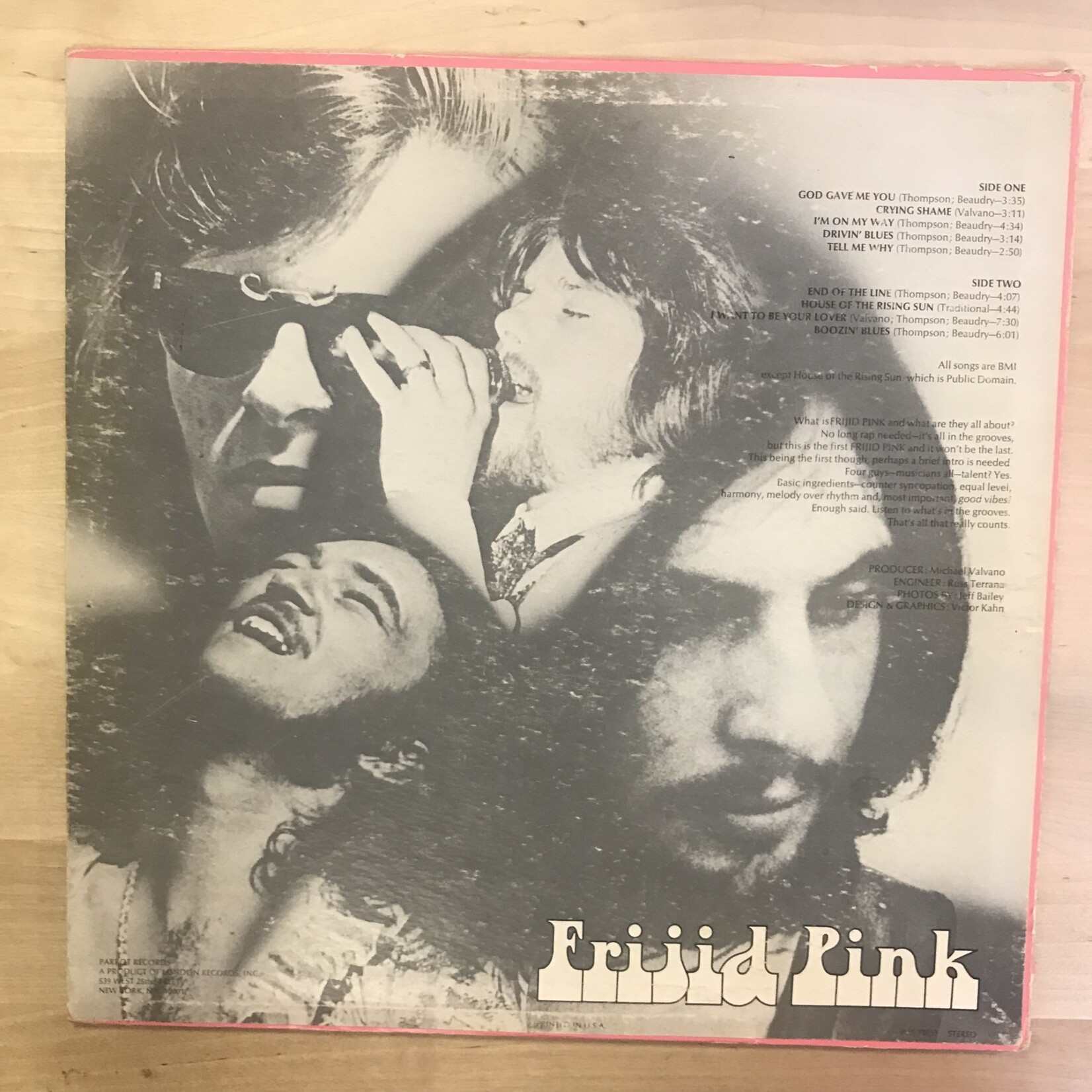 Frijid Pink - Frijid Pink - PAS 71033 - Vinyl LP (USED)