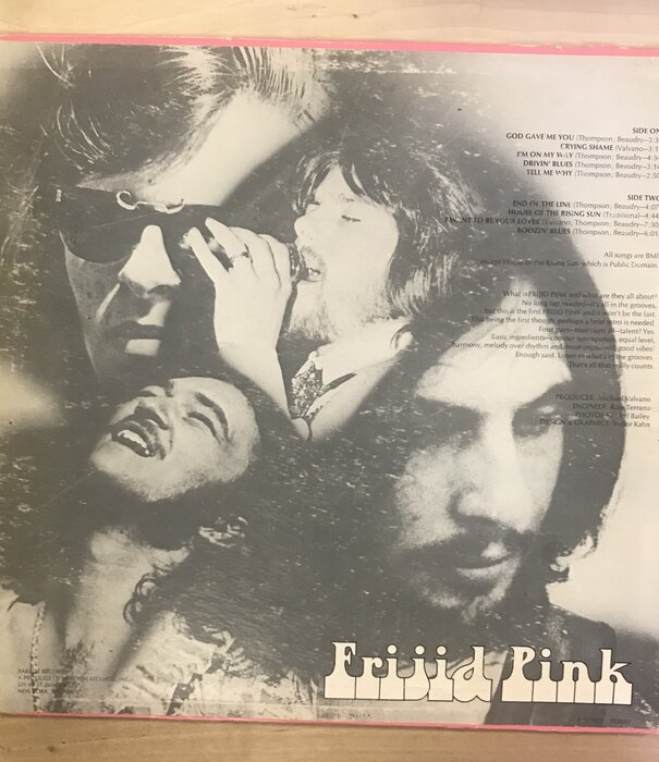 Frijid Pink - Frijid Pink - PAS 71033 - Vinyl LP (USED)