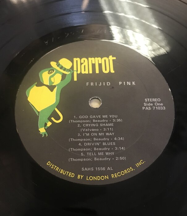 Frijid Pink - Frijid Pink - PAS 71033 - Vinyl LP (USED)